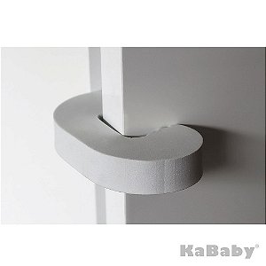 Kit 2 Protetores de Dedos para Porta Branco - Kababy