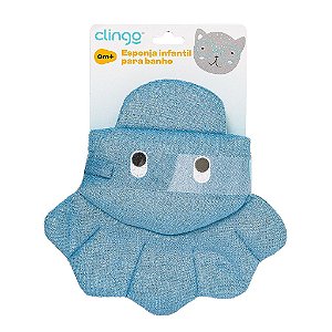 Esponja Infantil para Banho Polvo - Clingo