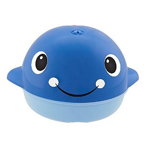 Brinquedo Eletrônico Para Banho Baleia Salpica Chicco Azul