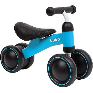 Bicicleta de Equilíbrio 4 Rodas Buba Azul