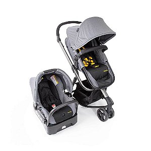 Carrinho de Bebê Travel System Mobi TS TRIO Grey Spor - Safety 1st