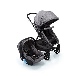 Travel System Poppy Duo Cosco - Cinza Mescla