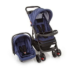 Travel System Moove 2.0 Duo Cosco Azul Mescla