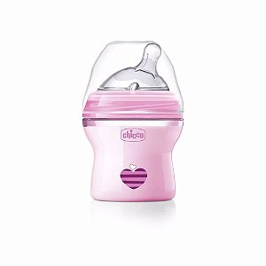 Mamadeira Step Up 0M+ 150ML Fluxo Normal Chicco Rosa