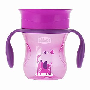 Copo 360 Perfect Cup 200ml 12M+ Chicco Rosa