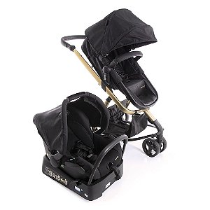 Travel System Mobi Trio Ed Especial Safety 1st - Black Gold