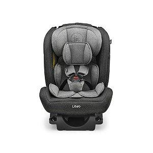 Cadeirinha Para Carro 0-36 Kg Isofix All Stages Fix 2.0 Preta e Cinza - Litet