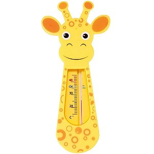 Termômetro Para Água Girafinha Amarelo e Laranja - Buba