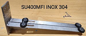 "Linha Inox T-FIX SU400MFI: Suporte para Ar-Condicionado Split de 9.000 a 12.000 BTUs. Em Aço Inox 304, ideal para condensadoras quadradas ou redondas. Qualidade e durabilidade para sua instalação!"