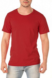 Camiseta Masculina Lisa Vermelha