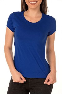 Camiseta Feminina Lisa Azul