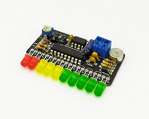 Vu Meter 10 Leds Bargraph MIC