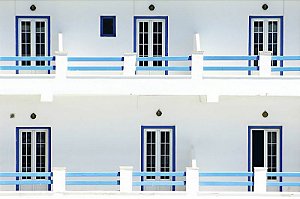 Azul e Branco Ios Grécia
