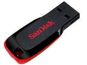 Pen Drive 4GB Sandisk Cruzer Blade + 2 GB de Backup On Line