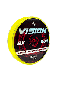 Linha Multifilamento Albatroz VISION X4 100m Yellow 0.10