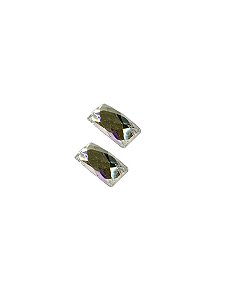 02-0210 Pacote com 300 Chatons Retangulares 10mm x 20mm