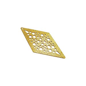 01-1654 - 1/2Kg de Estamparia Diamantada Losango com Recortes 53mmx27mm