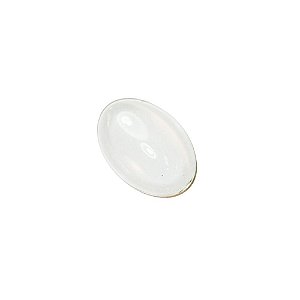 11-0167 - Bandeja com 50 Chatons de Vidro Oval Cristal 20mmx30mm