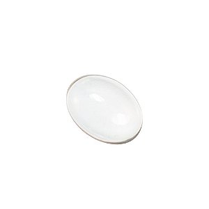 11-0165 - Bandeja com 33 Chatons de Vidro Oval Cristal 30mmx40mm