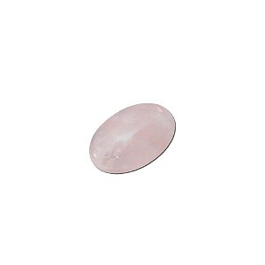 10-0168 - Pacote com 10 Pedras Quartzo Rosa Chaton Oval 25mmx18mm