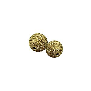 01-0713 - Pacote com 100 Bolas Diamantadas com Riscas Horizontais 12mm