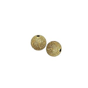 01-1456 - Pacote com 100 Bolas Diamantadas com Detalhes Meia Lua 10mm