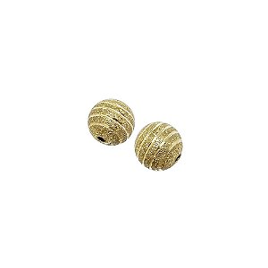 01-1462 - Pacote com 100 Bolas Diamantadas com Riscas Horizontais 10mm