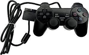 Controle para PlayStation 2 DualShock Com Fio Analógico