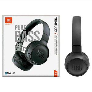 Fone de ouvido on-ear sem fio JBL Tune 520BT preto