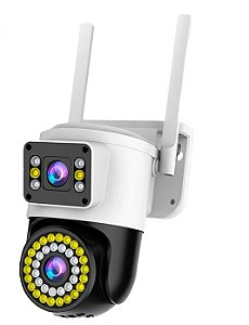 Câmera Segurança Externa Lente Dupla