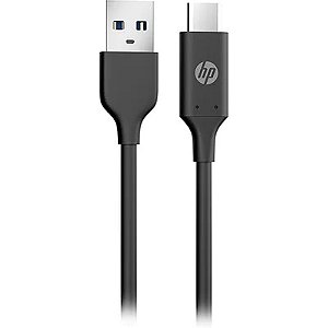 Cabo HP 3.1 USB para USB-C  Preto 1Metro