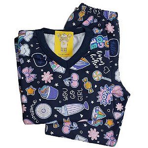 Pijama Infantil Moletinho Carros Disney