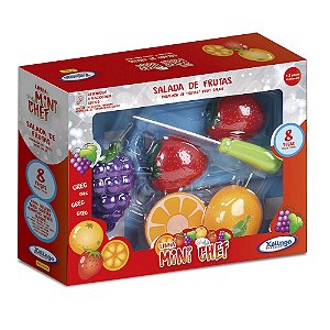 Kit Brinquedo Mini Chef Salada de Frutas