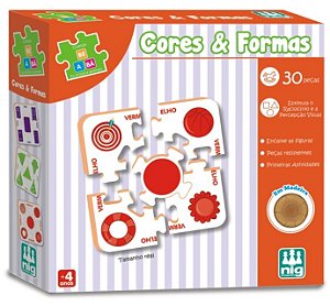 Jogo Educativo Montar Animais Coleção Crescer Forma Bichos em