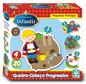 Quebra Cabeça Progressivo Educativo - Pequeno Príncipe