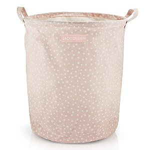 Cesto Organizador Roupa Suja / Brinquedo - 35 x 35x 45cm - LOFT B Rosa