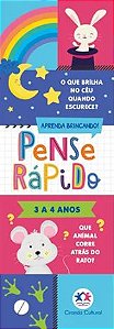 Cards de Perguntas - Pense Rápido - 3 a 4 anos