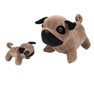 Pug Grávida com 1 Filhote