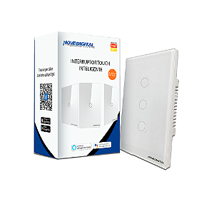Interruptor Inteligente Wi-fi Nova Digital 3 Teclas
