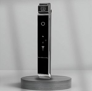 Fechadura Eletrônica Digital True Com Biometria Senha Touch