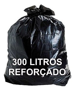 SACO P/LIXO 300L REFORÇADO PRETO P8