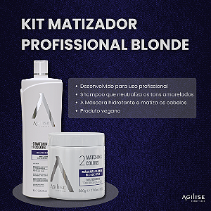 KIT MATIZADOR PROFISSIONAL BLONDE - SHAMPOO E MÁSCARA 10%OFF
