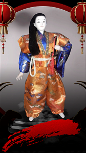 Boneco Samurai (Japonês) 30,0 cm
