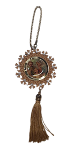 Adorno Sagrada Família. Para Carro/parede/cabeceira/porta 7 X 24 cm