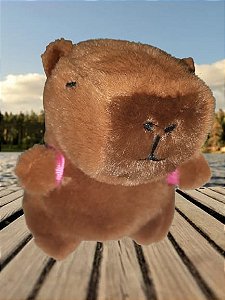 Capivara de Pelucia Chaveiro com Mochila Patrick