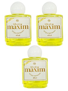 Kit 3 Limpa Chapeados Semijóias Folheados Banhados Ouro e Prata Maxim 40ml Original