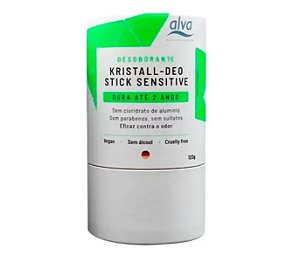 Desodorante Stick Kristall Sensitive Alva - 120g