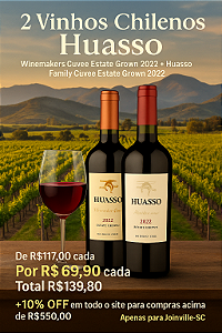 2X Vinnho Chileno Huasso Family Cuvee Estate Grown 2022 + Huasso Winemakers Cuvee Estate Grown 2022