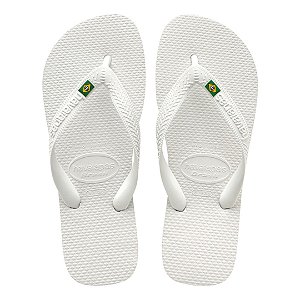 Chinelo Havaianas Brasil - Branco