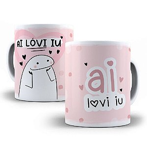 Caneca Porcelana Flork - Ai lovi iu